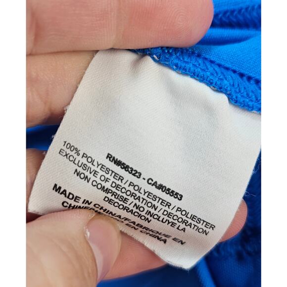 Nike golf tour performance size 2XL blue short sleeve polo Mens XXL casual - Picture 4 of 6